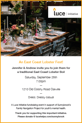 Luce Initiative Dine-a-Round Invitation